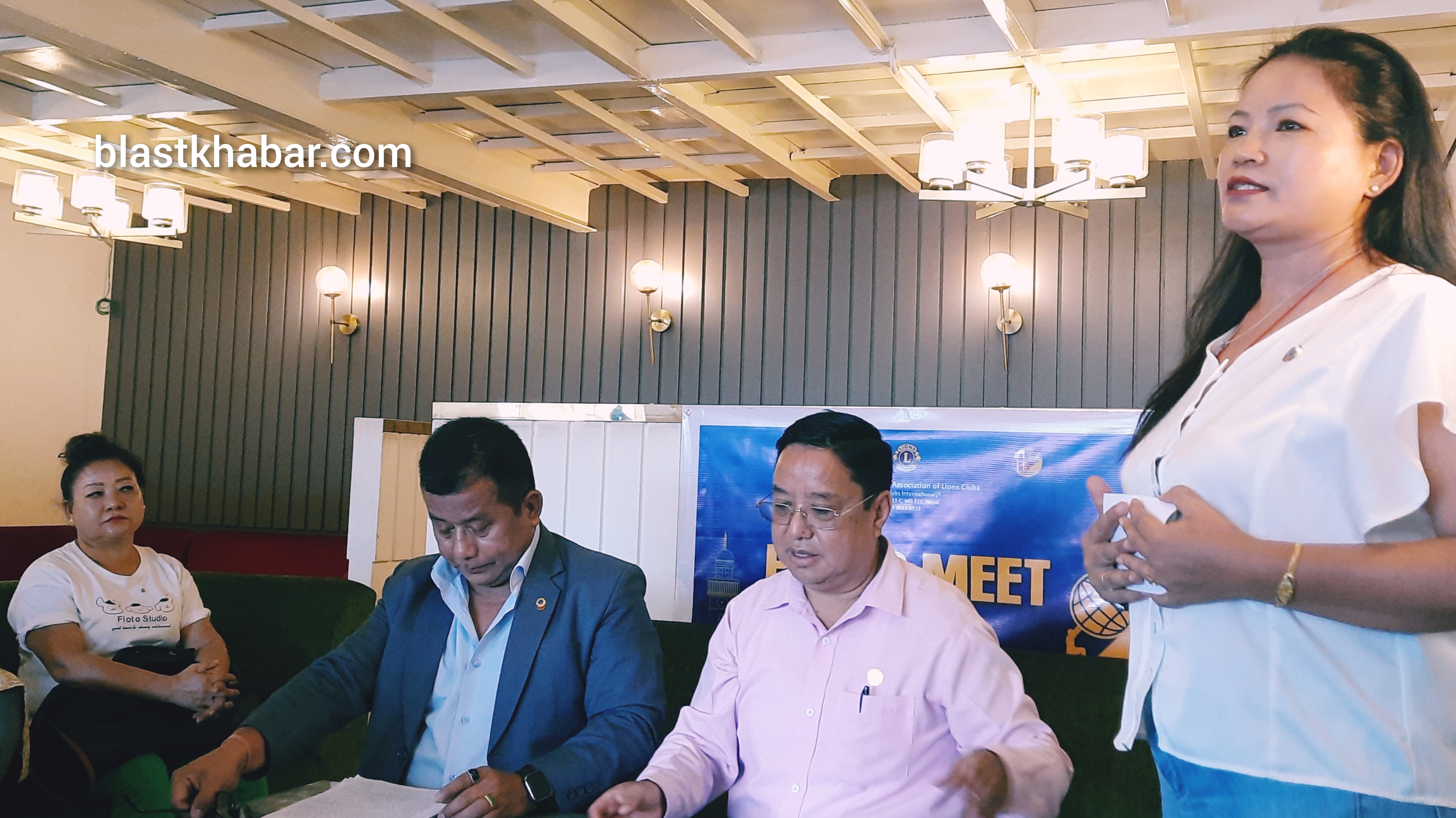 Lions satya sai school Press meet4