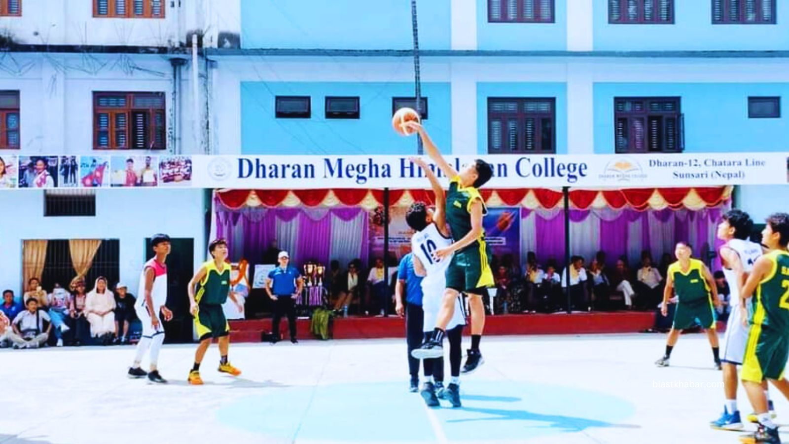 Dharan Megha Rewahang Basketball Tournament blastkhabar (1)