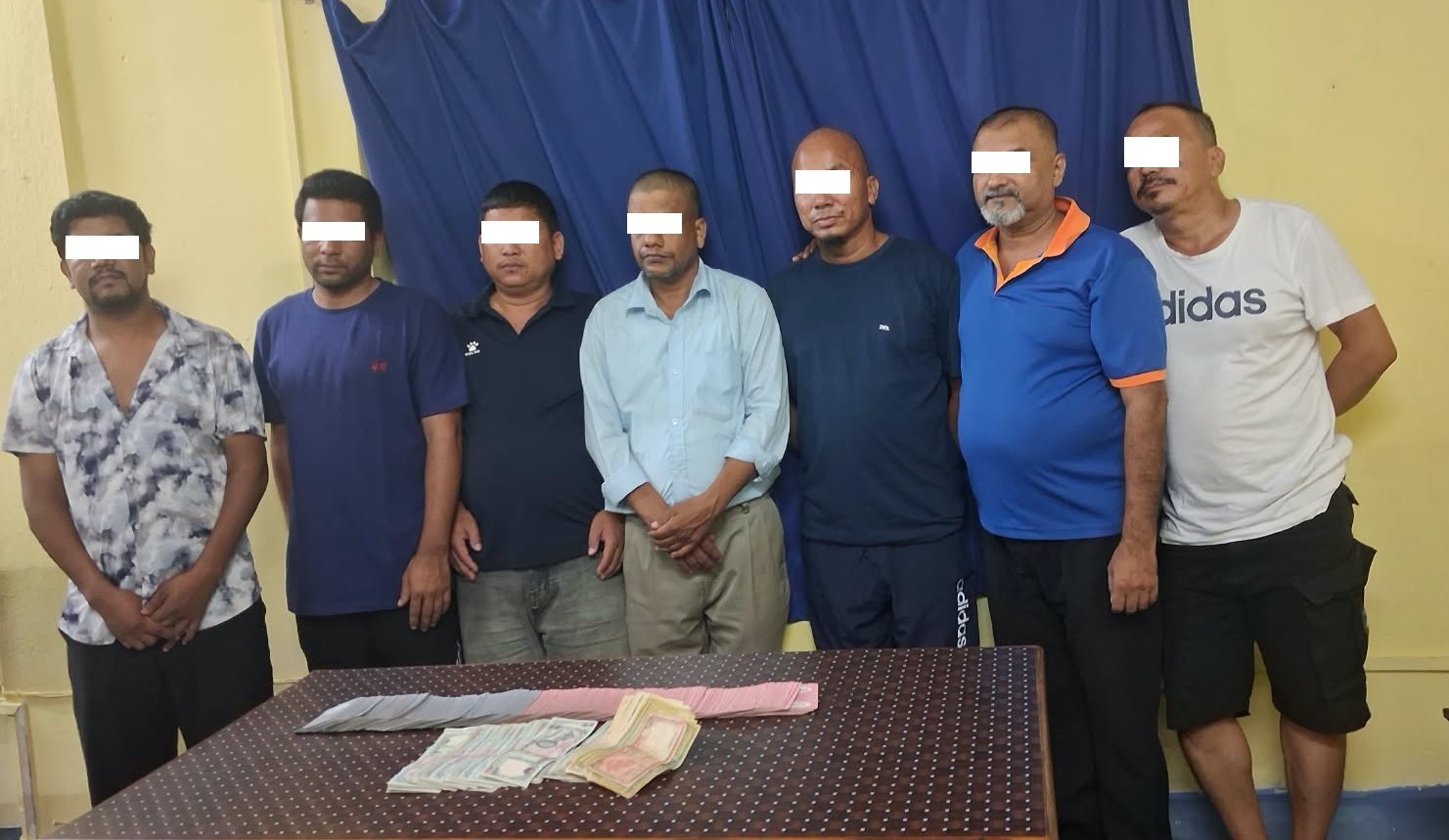 झापामा जुवाजन्य खेलमा संलग्न ११ जना पक्राउ 